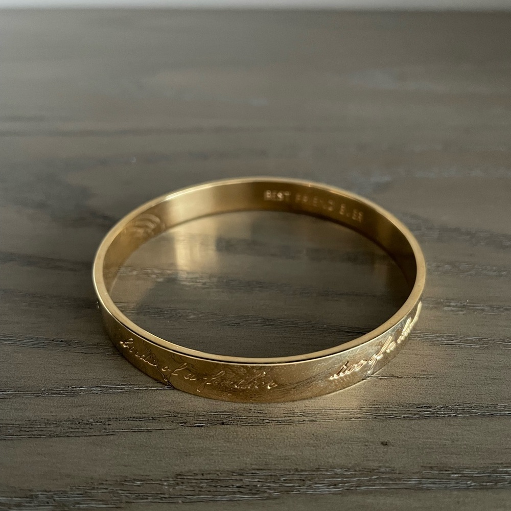 Kate Spade Gold Bangle Bracelet - Picture 2 of 6